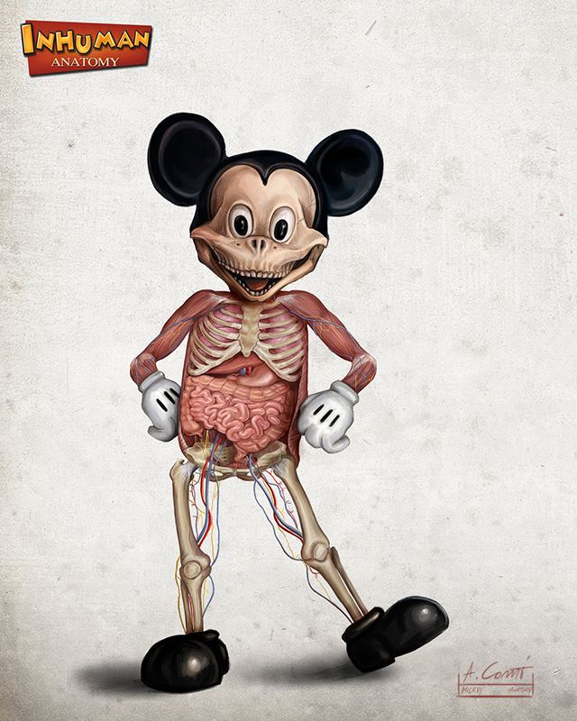 Anatomia di alcuni personaggi Disney - GeekJournal