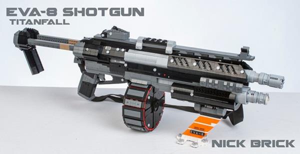 Le Armi Di Titanfall Rifatte Con I Lego Geekjournal